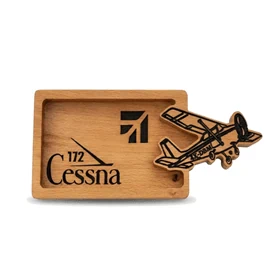 צלוחית הגשה מעוצבת ומיוחדת -דגם CESSNA 172